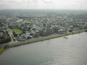 La città di Librevile, Gabon